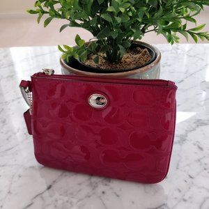 COACH Patent Leather Wristlet